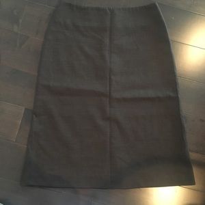 Banana republic wool skirt with side slits